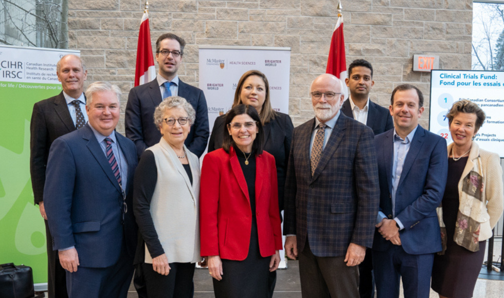 Seven McMaster-led research projects are receiving funding from the CIHR's Clinical Trials Fund