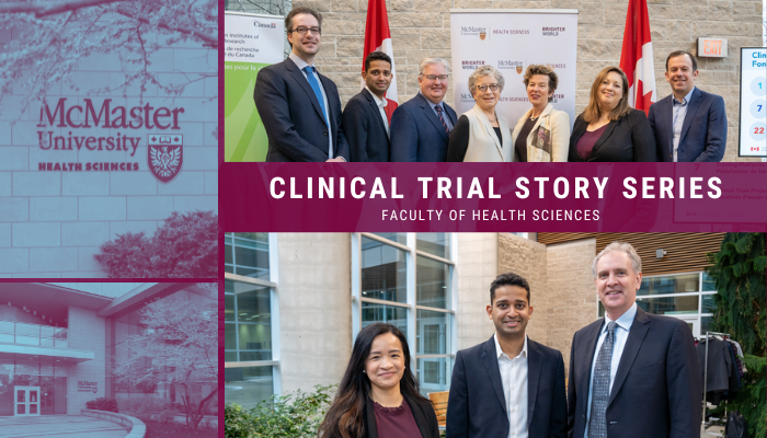Faculty of Health Sciences clinical trial story series Dr. sameer parpia